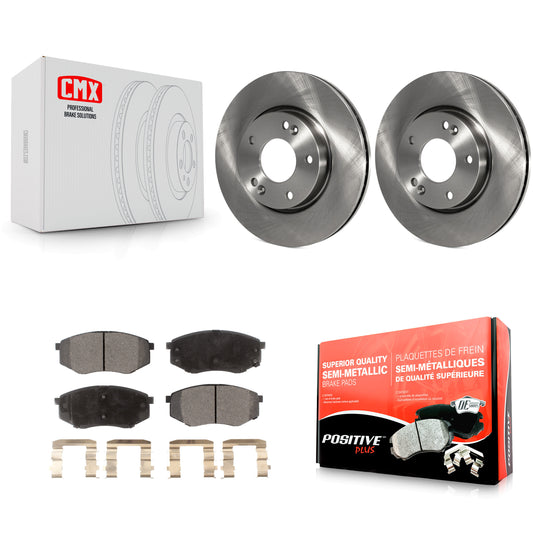 [Avant] Kit de Disque et plaquette (semi-métallique) de frein pour Hyundai Tucson Kia Sportage FWD K8F-100367