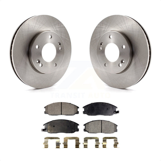 [Avant] Kit de Disque et plaquette (semi-métallique) de frein pour Hyundai XG350 XG300 K8F-100372 par Transit Auto