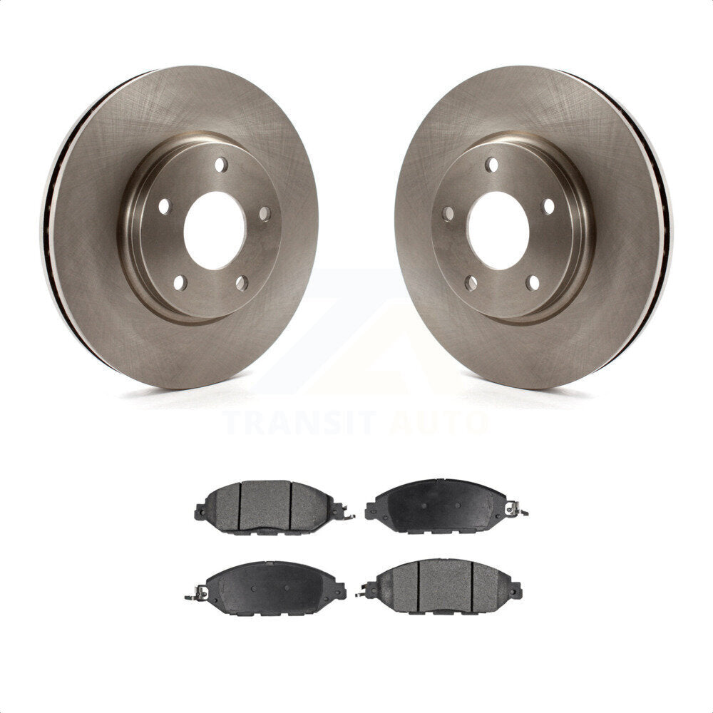 [Avant] Kit de Disque et plaquette (semi-métallique) de frein pour 2016 Nissan Pathfinder From 11 15 K8F-100379 par Transit Auto