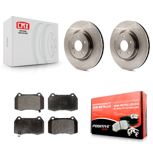 [Avant] Kit de Disque et plaquette (semi-métallique) de frein pour Nissan 350Z Infiniti G35 INFINITI avec Brembo Brakes K8F-100401