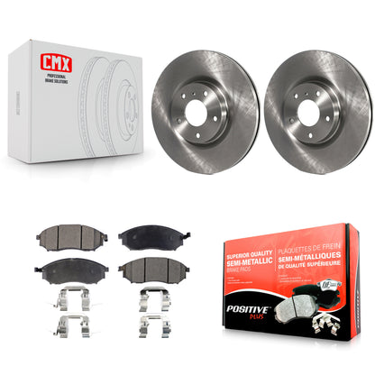 [Avant] Kit de Disque et plaquette (semi-métallique) de frein pour INFINITI Nissan G37 Murano G35 M35 370Z 350Z EX35 M37 QX70 G25 Q70 Q70L M45 Q40 QX50 M56 EX37 M35h K8F-100411