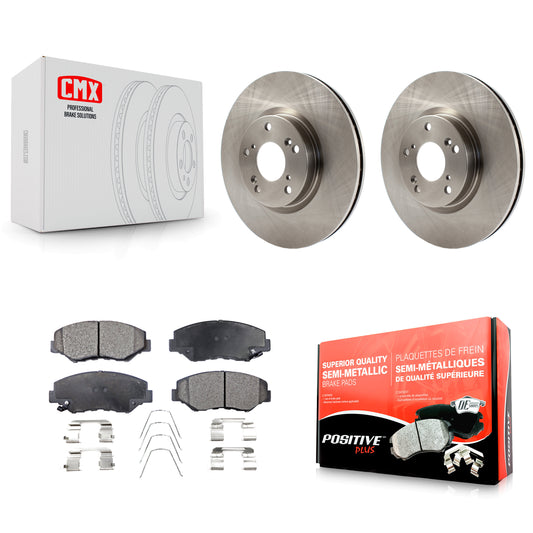 [Avant] Kit de Disque et plaquette (semi-métallique) de frein pour Honda Civic CR-V Acura ILX K8F-100415