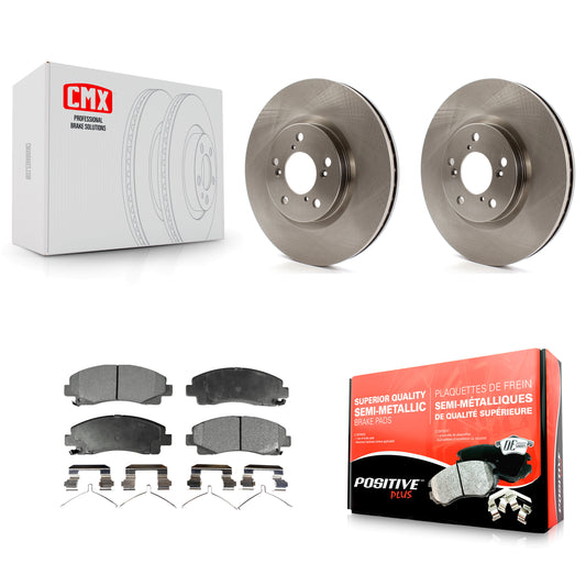 [Avant] Kit de Disque et plaquette (semi-métallique) de frein pour 2006-2014 Honda Ridgeline K8F-100425