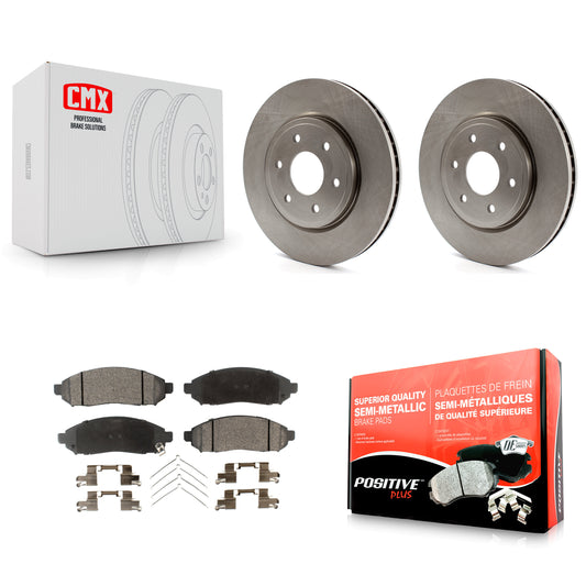 [Avant] Kit de Disque et plaquette (semi-métallique) de frein pour Nissan Frontier Pathfinder Xterra Suzuki Equator K8F-100431