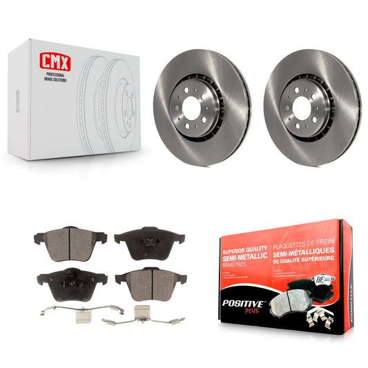 [Avant] Kit de Disque et plaquette (semi-métallique) de frein pour 2003-2014 Volvo XC90 avec 336mm Diameter Rotor K8F-100442
