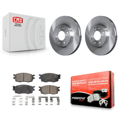 [Avant] Kit de Disque et plaquette (semi-métallique) de frein pour Hyundai Accent Kia Rio Rio5 K8F-100445