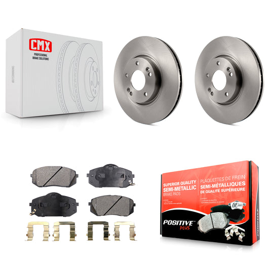 [Avant] Kit de Disque et plaquette (semi-métallique) de frein pour Hyundai Tucson Kia Sportage Soul EV K8F-100449