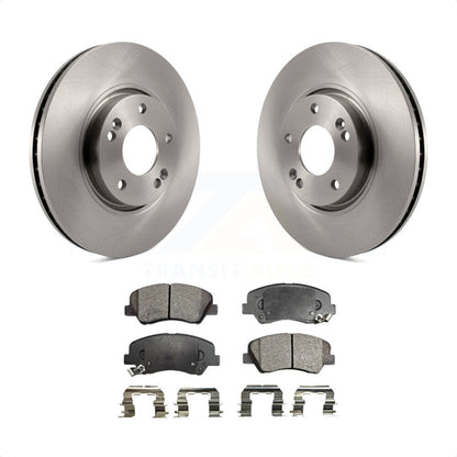 [Avant] Kit de Disque et plaquette (semi-métallique) de frein pour 2015 Hyundai Veloster Tech RE FLEX SE K8F-100455 par Transit Auto