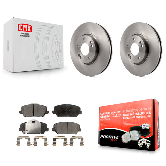 [Avant] Kit de Disque et plaquette (semi-métallique) de frein pour Kia Forte Forte5 Koup K8F-100456