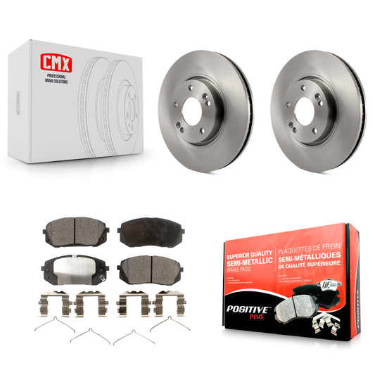 [Avant] Kit de Disque et plaquette (semi-métallique) de frein pour 2016 Hyundai Sonata FULL HYBRID EV-GAS (FHEV) engine K8F-100457