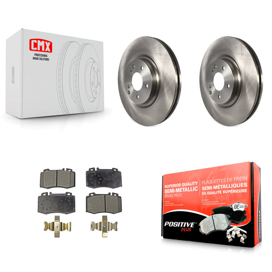 [Avant] Kit de Disque et plaquette (semi-métallique) de frein pour Mercedes-Benz C230 C320 SLK350 K8F-100483