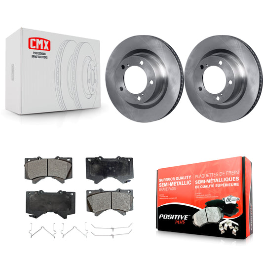 [Avant] Kit de Disque et plaquette (semi-métallique) de frein pour Toyota Tundra Sequoia Lexus LX570 Land Cruiser K8F-100503