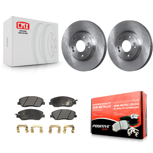[Avant] Kit de Disque et plaquette (semi-métallique) de frein pour 2007-2009 Hyundai Santa Fe K8F-100506