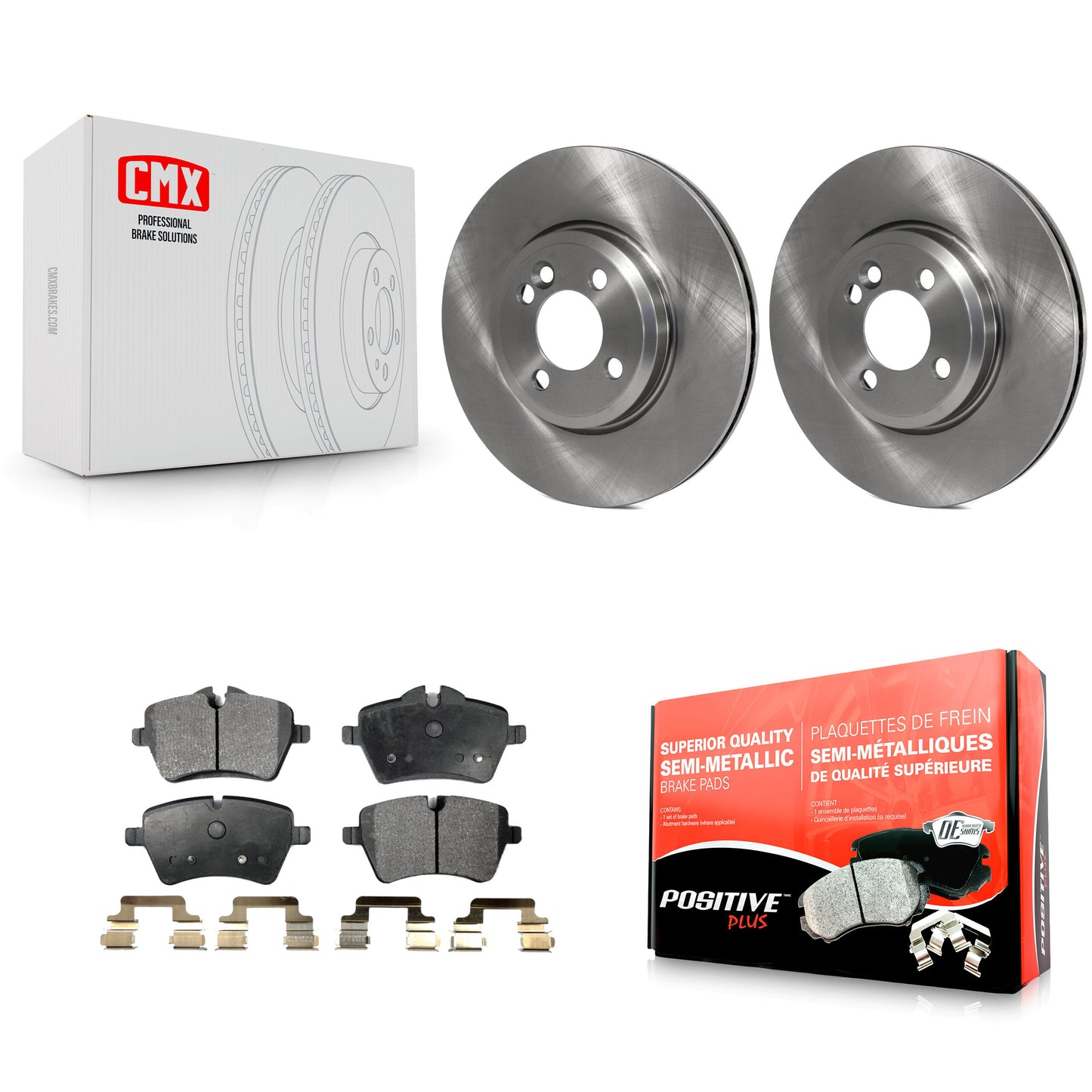 [Avant] Kit de Disque et plaquette (semi-métallique) de frein pour Mini Cooper Countryman avec 294mm Diameter Rotor K8F-100510