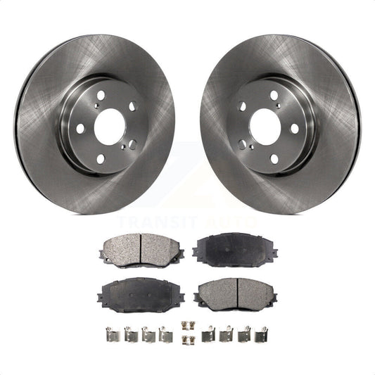 [Avant] Kit de Disque et plaquette (semi-métallique) de frein pour Toyota Corolla Scion xD Matrix Pontiac Vibe K8F-100514 par Transit Auto