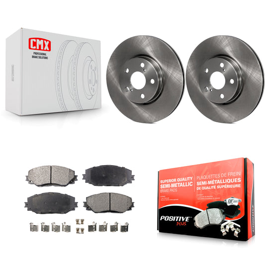 [Avant] Kit de Disque et plaquette (semi-métallique) de frein pour Toyota Corolla Scion xD Matrix Pontiac Vibe K8F-100514