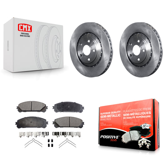 [Avant] Kit de Disque et plaquette (semi-métallique) de frein pour Toyota Highlander Sienna Lexus RX350 NX200t NX300 RX450h NX300h K8F-100516