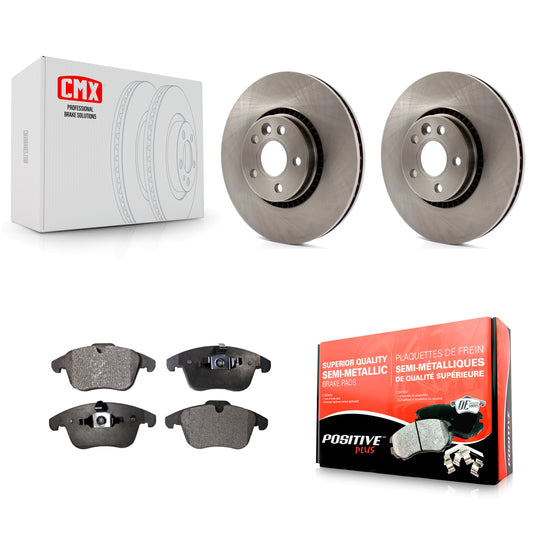 [Avant] Kit de Disque et plaquette (semi-métallique) de frein pour 2008-2015 Land Rover LR2 K8F-100521