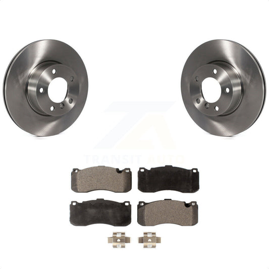 [Avant] Kit de Disque et plaquette (semi-métallique) de frein pour 2012 BMW 328i 3.0L avec 340mm Diameter Rotor K8F-100527 par Transit Auto