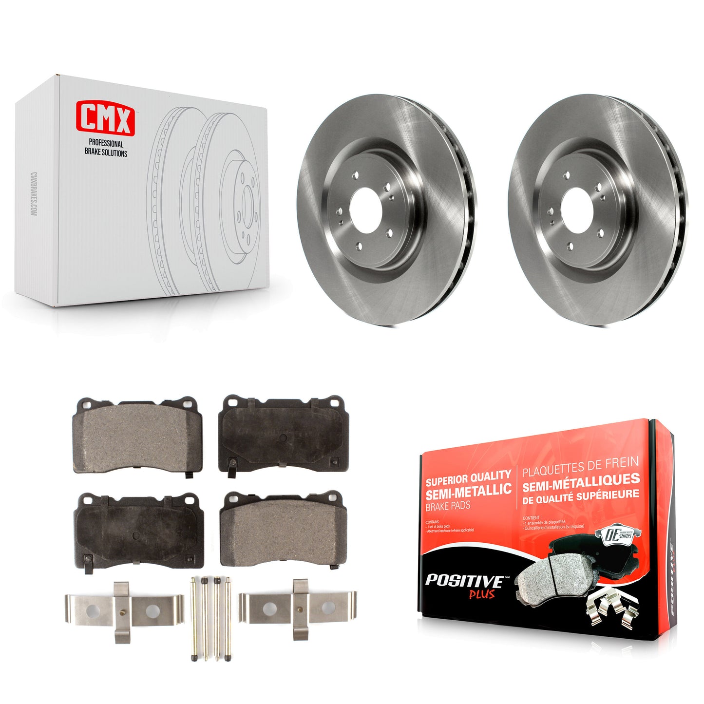 [Avant] Kit de Disque et plaquette (semi-métallique) de frein pour Mitsubishi Lancer K8F-100531
