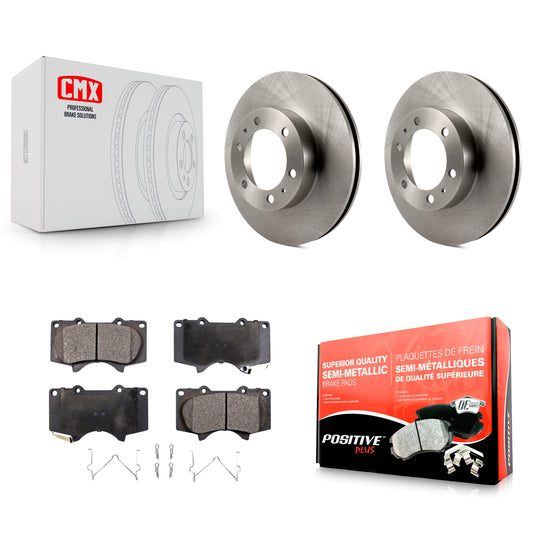 [Avant] Kit de Disque et plaquette (semi-métallique) de frein pour Toyota Tacoma 4Runner FJ Cruiser K8F-100535
