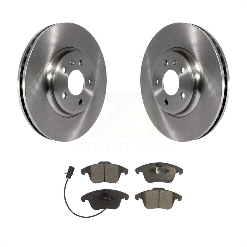 [Avant] Kit de Disque et plaquette (semi-métallique) de frein pour 2010 Audi A5 Quattro avec 314mm Diameter Rotor K8F-100540 par Transit Auto