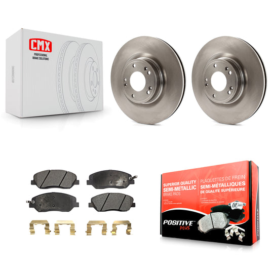 [Avant] Kit de Disque et plaquette (semi-métallique) de frein pour 2009-2011 Hyundai Genesis 3.8L K8F-100544