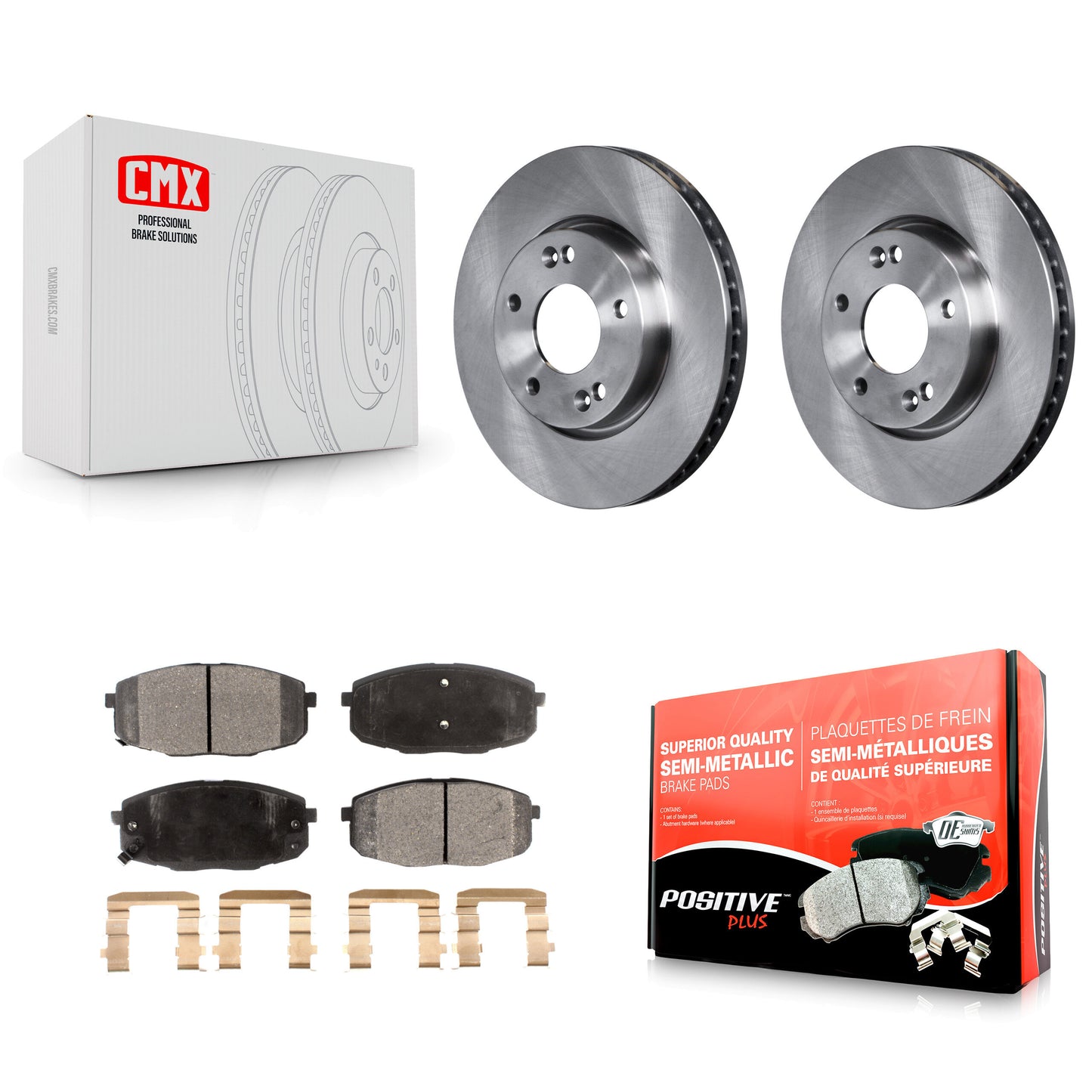 [Avant] Kit de Disque et plaquette (semi-métallique) de frein pour Kia Forte Koup Forte5 K8F-100553