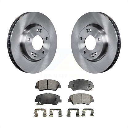 [Avant] Kit de Disque et plaquette (semi-métallique) de frein pour 2014 Kia Forte5 EX K8F-100554 par Transit Auto