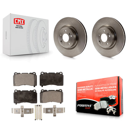 [Avant] Kit de Disque et plaquette (semi-métallique) de frein pour Hyundai Genesis Coupe K8F-100557