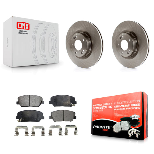 [Avant] Kit de Disque et plaquette (semi-métallique) de frein pour Hyundai Genesis Coupe K8F-100558