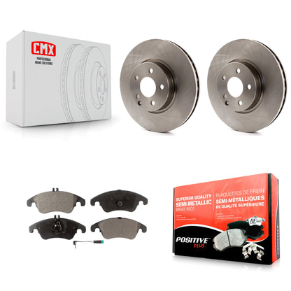[Avant] Kit de Disque et plaquette (semi-métallique) de frein pour Mercedes-Benz E350 C300 C350 E400 E250 SLC300 K8F-100564