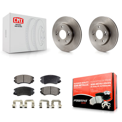 [Avant] Kit de Disque et plaquette (semi-métallique) de frein pour 2010-2011 Kia Soul 1.6L K8F-100568