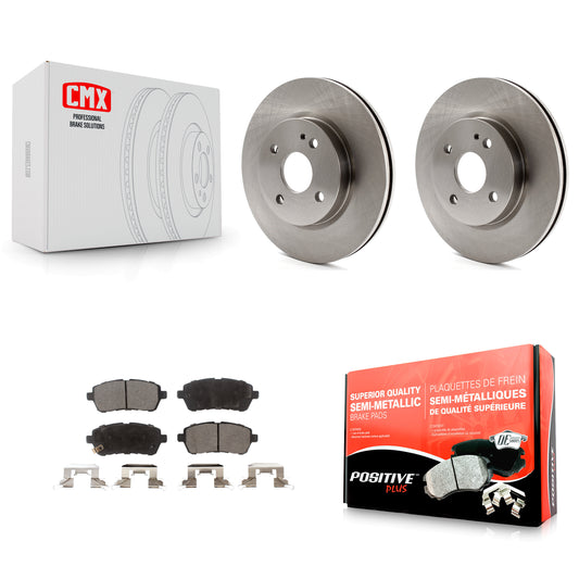 [Avant] Kit de Disque et plaquette (semi-métallique) de frein pour 2011-2014 Mazda 2 K8F-100569