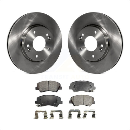 [Avant] Kit de Disque et plaquette (semi-métallique) de frein pour Hyundai Elantra Kia Forte Veloster GT Forte5 Coupe Koup K8F-100573 par Transit Auto