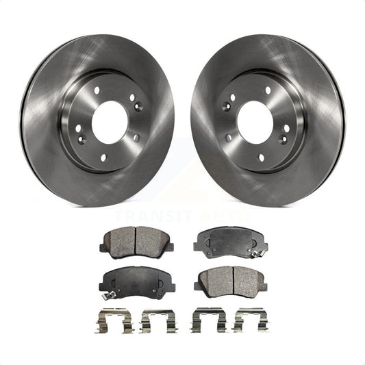 [Avant] Kit de Disque et plaquette (semi-métallique) de frein pour Hyundai Elantra Kia Forte Veloster GT Forte5 Coupe Koup K8F-100573 par Transit Auto