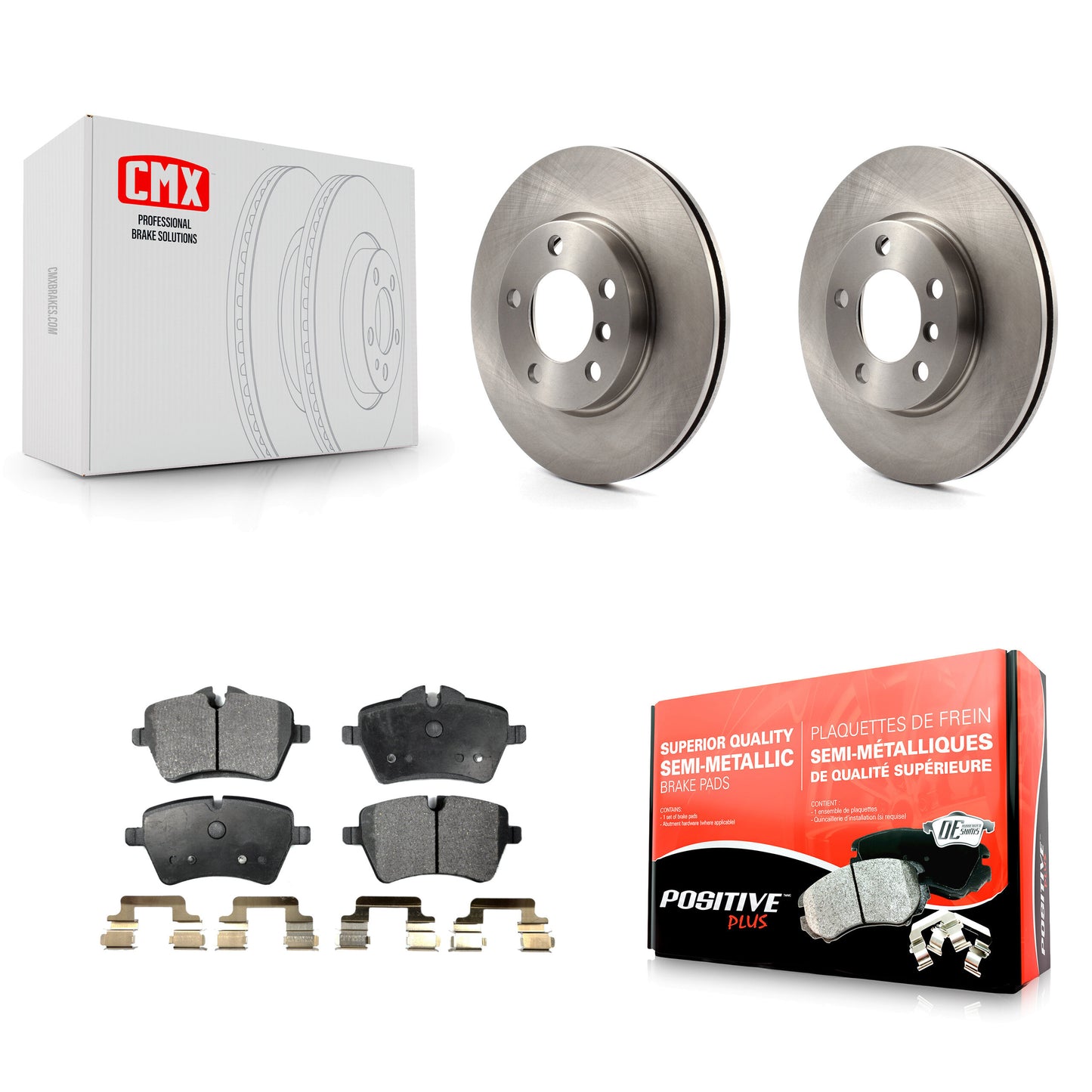 [Avant] Kit de Disque et plaquette (semi-métallique) de frein pour Mini Cooper Countryman Paceman K8F-100595