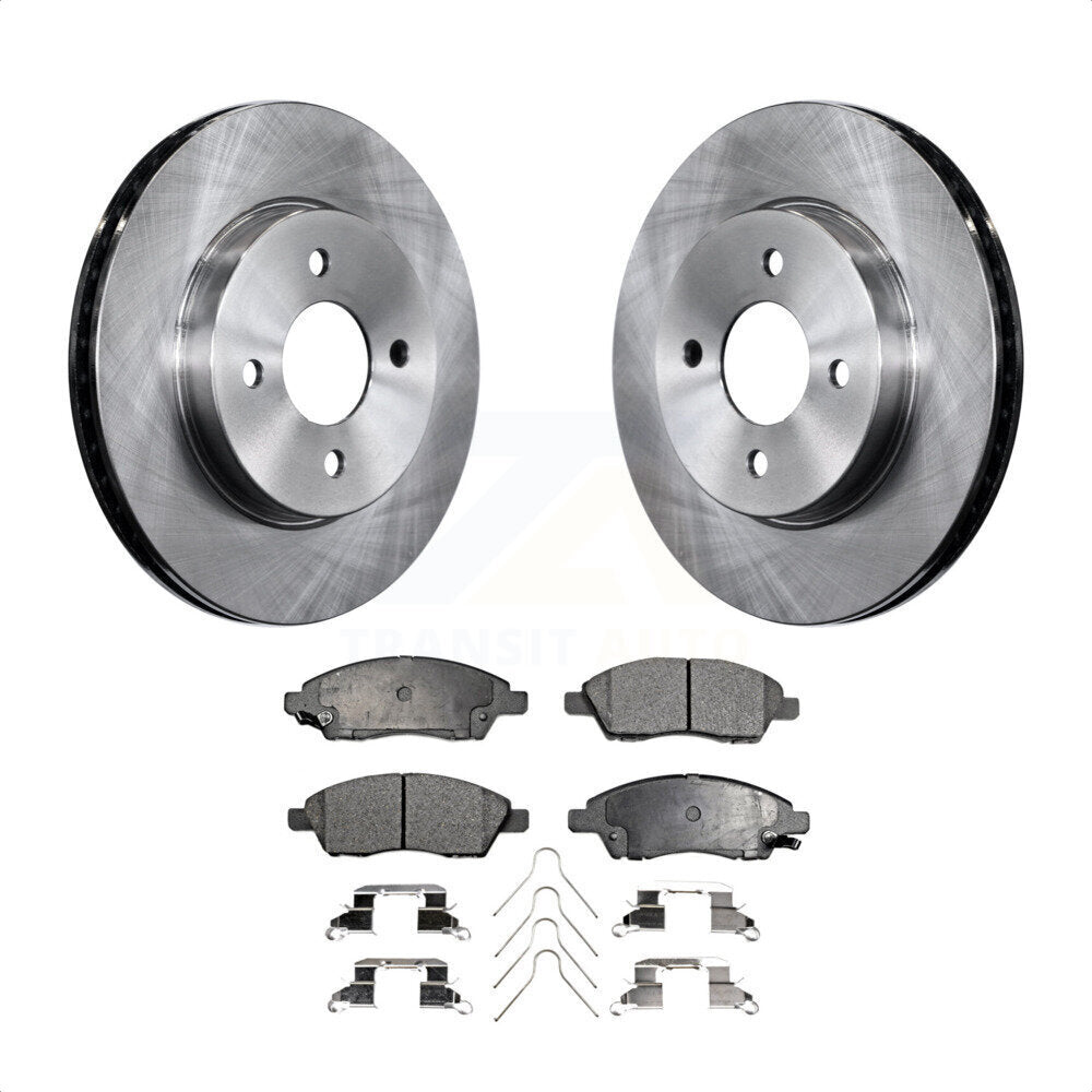 [Avant] Kit de Disque et plaquette (semi-métallique) de frein pour Nissan Versa Note Micra K8F-100600 par Transit Auto