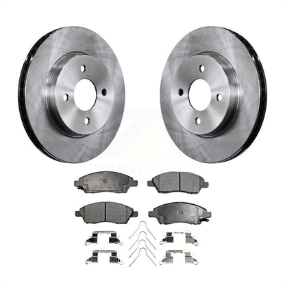 [Avant] Kit de Disque et plaquette (semi-métallique) de frein pour Nissan Versa Note Micra K8F-100600 par Transit Auto