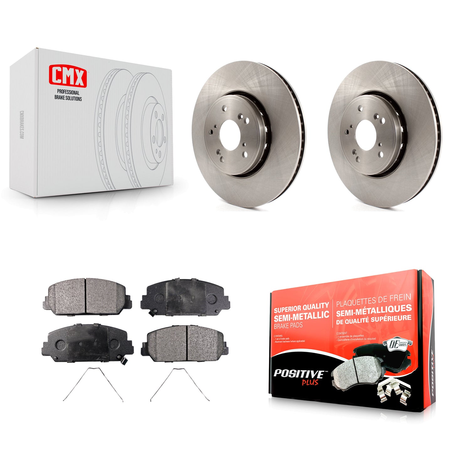 [Avant] Kit de Disque et plaquette (semi-métallique) de frein pour Acura RDX ILX K8F-100610