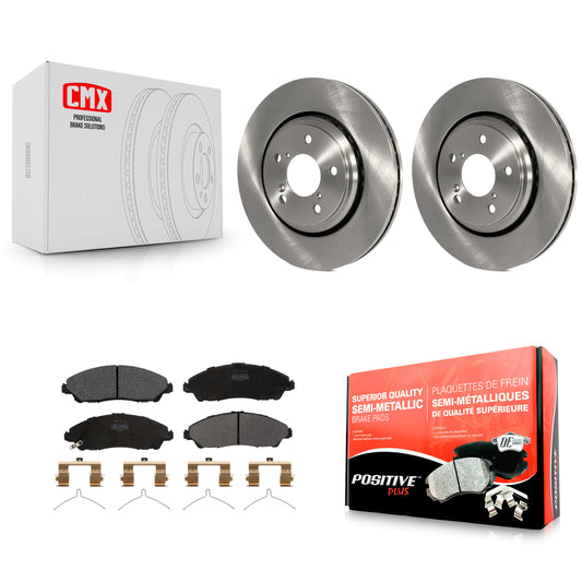 [Avant] Kit de Disque et plaquette (semi-métallique) de frein pour Honda Pilot Acura MDX Ridgeline K8F-100616