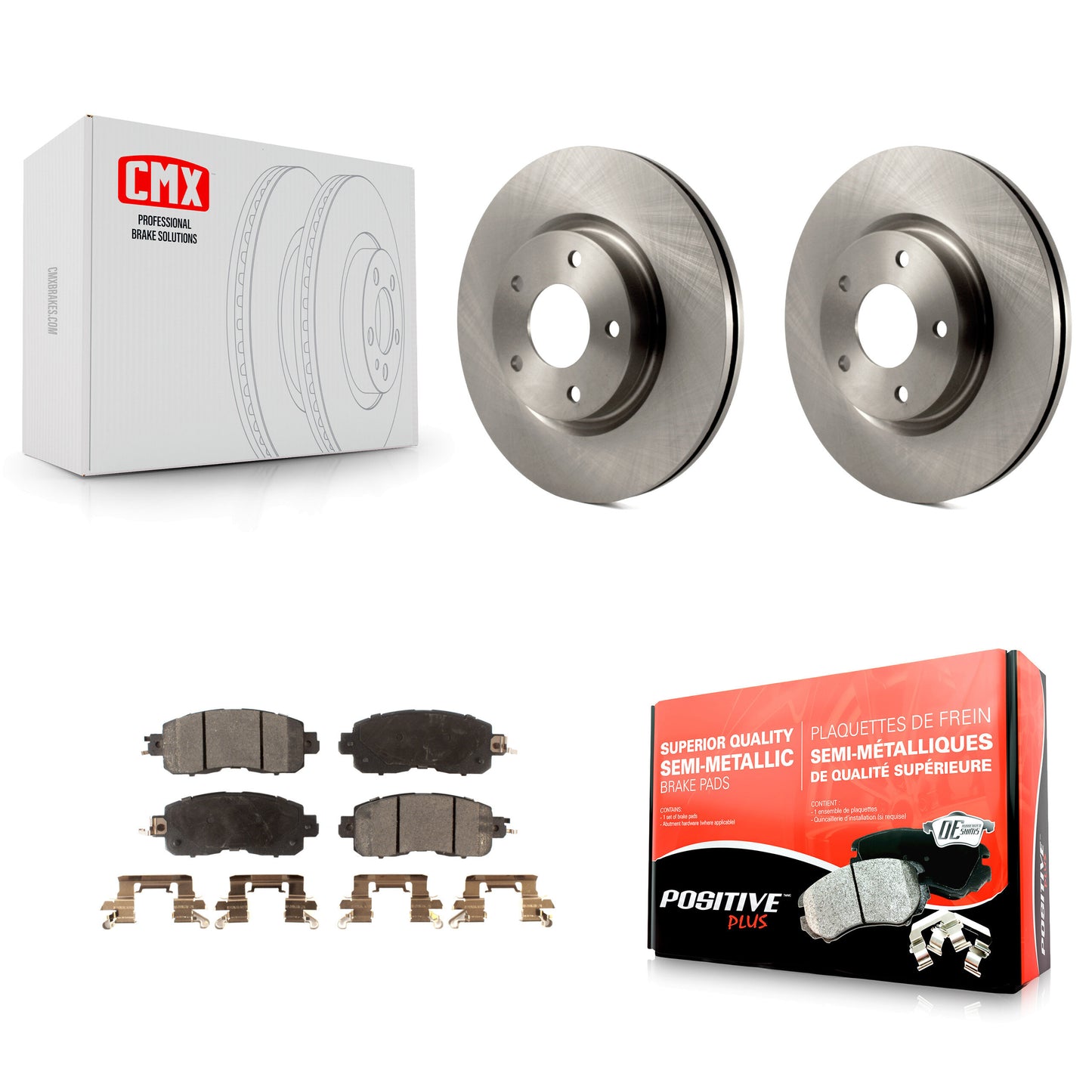 [Avant] Kit de Disque et plaquette (semi-métallique) de frein pour Nissan Altima K8F-100635