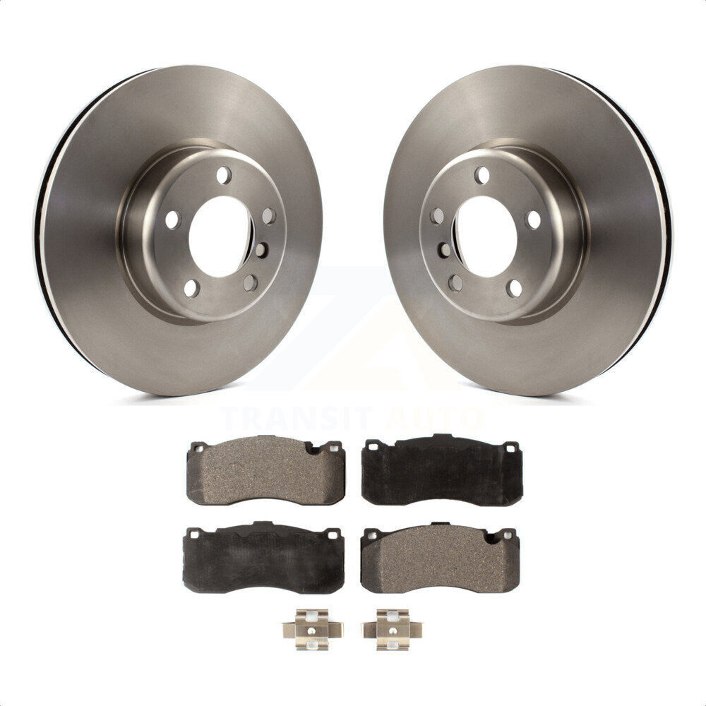[Avant] Kit de Disque et plaquette (semi-métallique) de frein pour 2013 BMW 328i 3.0L avec 340mm Diameter Rotor K8F-100649 par Transit Auto