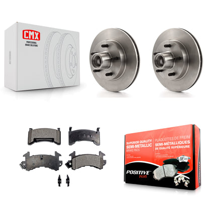[Avant] Kit de Disque et plaquette (semi-métallique) de frein pour Chevrolet S10 GMC Camaro Blazer Pontiac Monte Carlo Sonoma Firebird Oldsmobile Cutlass Supreme El Camino Buick Regal Jimmy S15 K8F-100656