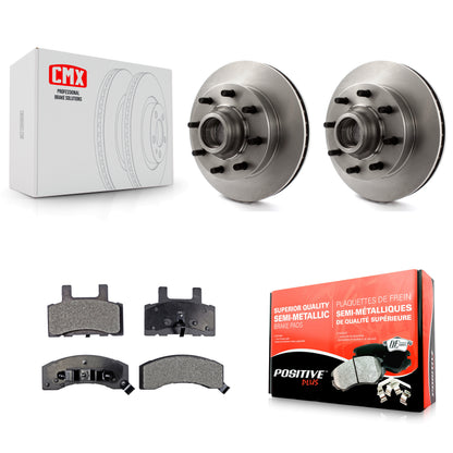 [Avant] Kit de Disque et plaquette (semi-métallique) de frein pour Chevrolet Tahoe GMC C2500 Express 3500 C3500 C1500 Suburban 2500 Savana Yukon K8F-100660