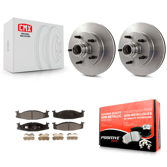[Avant] Kit de Disque et plaquette (semi-métallique) de frein pour Ford F-150 E-150 Econoline K8F-100667