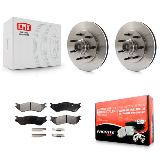 [Avant] Kit de Disque et plaquette (semi-métallique) de frein pour Ford F-150 F-250 HD Heritage K8F-100680