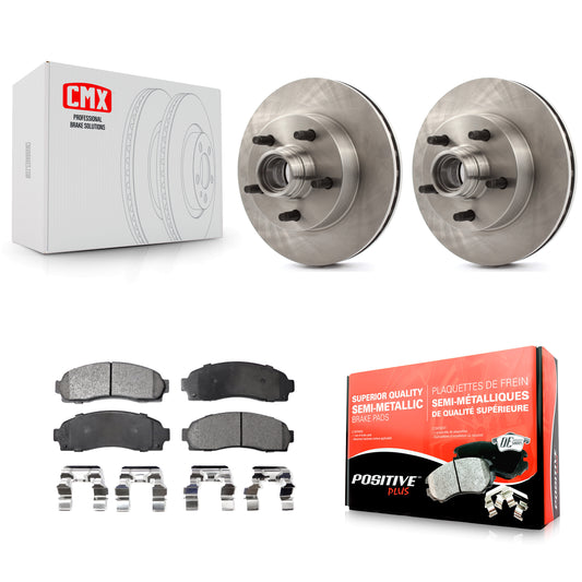 [Avant] Kit de Disque et plaquette (semi-métallique) de frein pour Mazda B2300 B3000 B4000 avec 10.25" Diameter Rotor K8F-100682