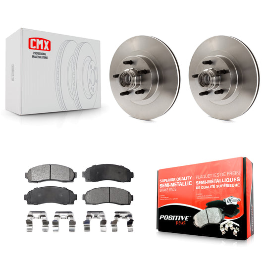 [Avant] Kit de Disque et plaquette (semi-métallique) de frein pour Ford Explorer Sport Trac RWD K8F-100690