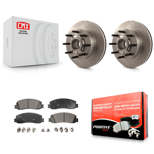 [Avant] Kit de Disque et plaquette (semi-métallique) de frein pour Ford F-250 Super Duty F-350 RWD K8F-100701